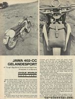 Test Jawa 402 1969 banán