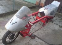 Moto na sprint - dragster