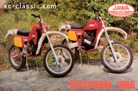 Plakát JAWA Enduro 1986