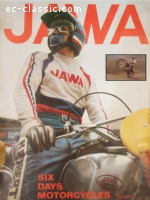 Plakát JAWA Enduro Otakar Toman